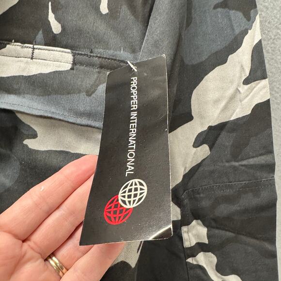 Propper BDU Shirt Mens XXL Military Urban Camo Gray White Black Military NEW - Picture 2 of 7